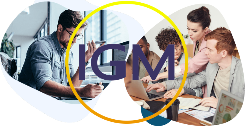 Equipo IGM trabajando sobre indicadores comerciales